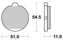 Brzdové destičky přední SBS - 530HF