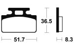 Brzdové destičky zadní Bendix - MA 118