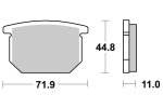 Brzdové destičky přední SBS - 534HF