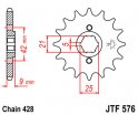 Kolečko JTF576-19 pro: YAMAHA XT 350