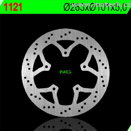 Brzdový kotouč NG 1121 - pevný - Kliknutím na obrázek zavřete